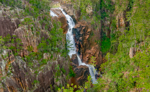 Return Creek Falls In Mount Zero In Taravale Wildlife Sanctuary